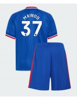 Manchester United Kobbie Mainoo #37 Venkovní dres pro děti 2026-27 Krátký Rukáv (+ trenýrky)
